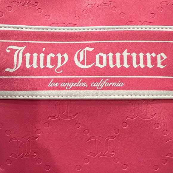 NWT Oversized Juicy Couture Soft Baby Pink Cosmetic Case - Picture 7 of 12